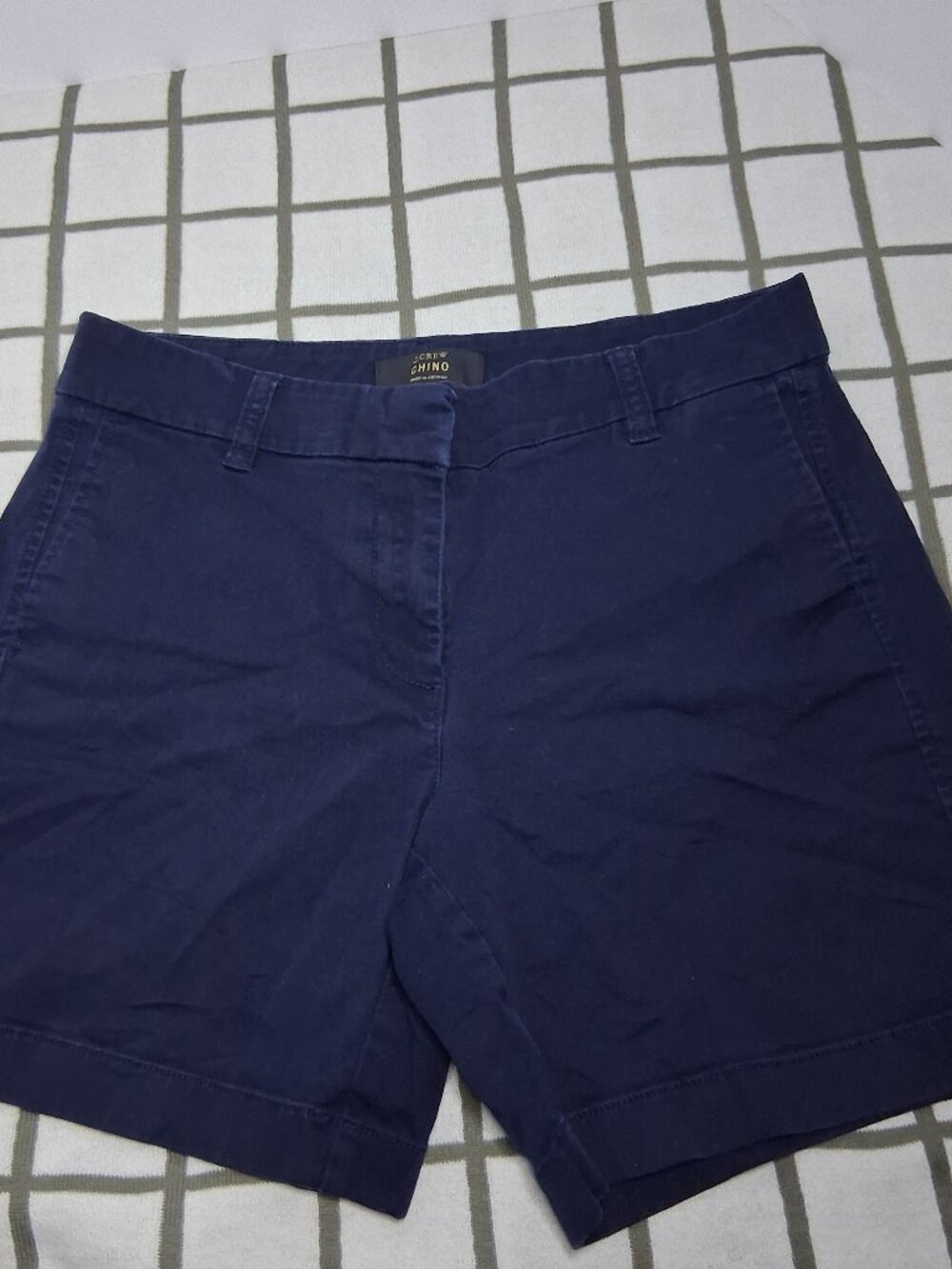 Size 6 Women’s J.Crew Navy Blue Chino Shorts